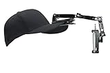 Livestream Gear Hat Clip Mount for Live Streaming, Video, Hands Free, or Vlogging. Includes Hat Clip, Extension Set, and Phone Holder. Hat Not Included. (Md. Phone Holder)
