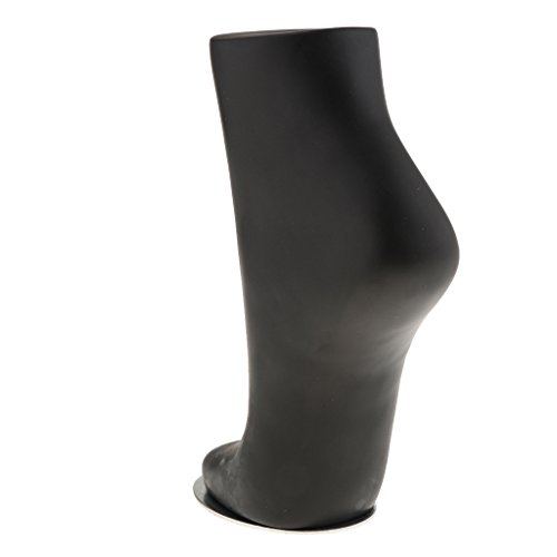 Prettyia White/Black/Natural Anklet Socks Sox Foot Mannequin 3 SIZE AVAILABLE - Small, Black