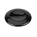 Keenso MMI Joystick Knob Repair Kit, Center Console Button Cover Repair Replacement with 2 Seal Ring for Audi A4 A5 A6 Q5 Q7 S5 S6 ((paint black))