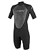O'Neill Men's Reactor 2mm Back Zip Spring Wetsuit, Black, Medium