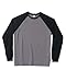 Canvas Men's Jersey Long-Sleeve Baseball T-Shirt