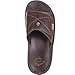 OLUKAI Ohana Leather Mens Slides Black/Black - 10