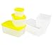 Bentology Lunch Bag and Box Set for Boys, 9 Pieces Total - Kids Insulated Lunchbox Tote, Bento Box, 5 Containers and Ice Pack - Midnight