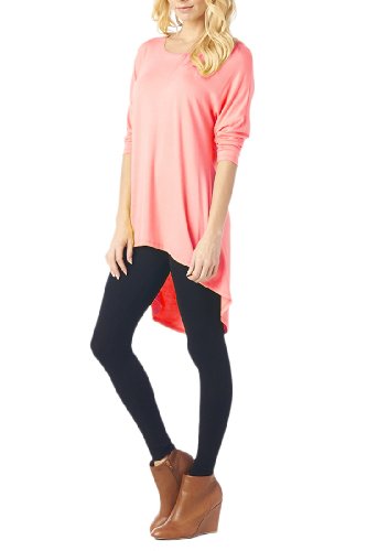 Women'S Jersey Various Styles Of Long Sleeves Basic Tunic - Solid &amp; Print