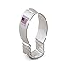 Ann Clark Light Bulb Cookie Cutter - 3.25 Inches - Tin Plated Steel