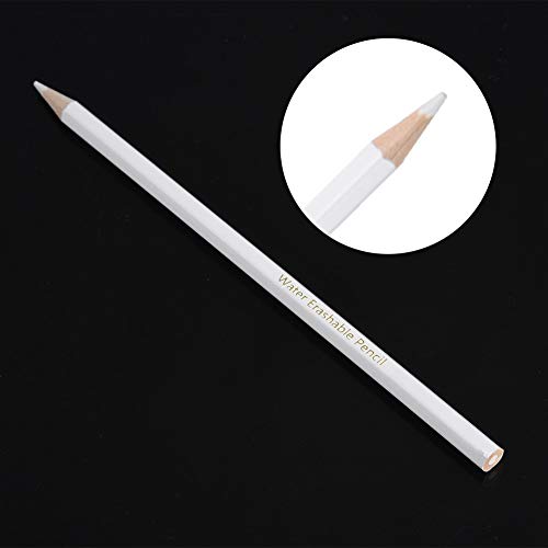 12PACK Tailor's Pencil,Mary Paxton White Marking Pencil Sewing Water Soluble Pencil Dressmaker Practical Tool Wipe Off/Wash Out Dressmaker's Fabric Marker Pencils for Sewing Dressmakers DIY Craft - Thumbnail 4