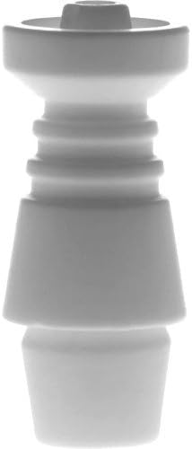 SCIENTIFIC EXPERIMENT SUPPLIES 12-1570 14MM 10MM REVERSIBLE CERAMIC CUP FRICTION JOINT WHITE FEMALE / MALE