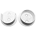 Nuk3y Heavy Duty Metal Steel Closet Pole Socket Set 1-1/2
