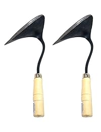 SERENITA Aro de jardinería de mano, arena coreana fácil de excavar con cuchilla, menos esfuerzo fácil de cultivar herramienta