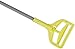 Amazon Basics 60 Inch Commercial Jaw Mop Handle, 6-Pack, Yellow/Grey