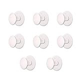 DTH-PANDA Polaris Wheel Screw Pool Cleaner Part for 180/280 Pool Cleaner Replacement Parts C55 C-55, White(Pack of 8 Screws)