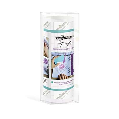 TECKWRAP Vinyl Transfer Paper 5.5" x 10 FT Transfer Tape for Smart