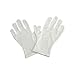 Soft White Lightweight Cotton Gloves, One Size, Pack of 1 Pairs