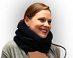 Cervical Traction Device - Neck Pain Relief- Shoulder Support - Chiropractic Neck Pillow - Herniated Disc Relief