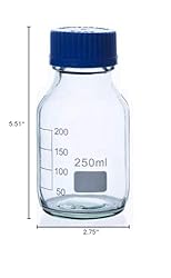 250ml/8.4oz Empty Thick Glass Graduated Reagent