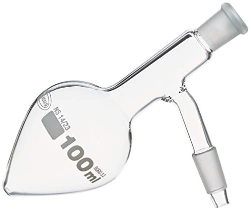 Glassco 8SMD2/100 Thermoskanne, Birnenform, Destillation, Borosilikatglas, 14/23, Fassungsgröße, 100 ml Fassungsvermögen