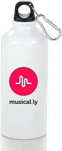 NEWTHREE Musically Logo Aluminum Water Bottle Are Suitable For Outdoor And Sport Activities