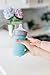 Mason Bottle 8oz Silicone Baby Bottle with Medium Flow Nipple (3+ Months) – Breastfeeding Bottle, Reusable Silicone Squeeze Pouch – BPA & BPS-Free, Non-Toxic, Made in USA (Teal)