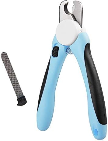 RSKY Dog Nail Clippers Cat Claw Care Nail Trimmer for Dogs Built in Nail File Slip Resistant Clippers Professional Claw Trimmer Tool for Pet Nails