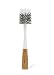 Full Circle Clean Reach Bottle Brush with Replaceable Bristle Brush Head, Bamboo Handle, White