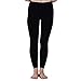 Paradise Silk Silk Cashmere Ribbed Knit Women Thermal Pants Legging[USM,Black]