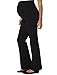 Motherhood Maternity Women's Maternity Bi-Stretch Secret Fit Belly Boot Cut Leg Pant, Black, Large