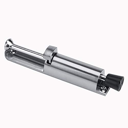 Kickdown Door Stops, Stainless Steel Easy Step Door Stopper, Spring Loaded Telescopic Step On/Off Door Stopper Rubber, Adjustable Heavy Duty Door Locks Holder Stop/Release by Foot