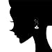 Jewelry Swan Stud Earrings for Teen Girls 18k White Gold Plated Hypoallergetic Cubic Zirconia Stud Earrings Crystal Tiny Diamond Stud Earrings KY007