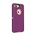 Co-Goldguard 3-Layer Heavy Duty 3 in 1 Covers Built-in Screen Protector Silicon Phone Case for iPhone 7 Plus/8 Plus,Purple&Pink