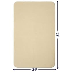 American Soft Linen Bath Rug, 21 in 32 in Fluffy