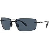 Costa Del Mar mens Gulf Shore Rectangular Sunglasses