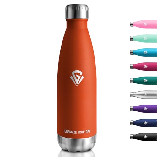 Edelstahl Trinkflasche 750ml, Thermoskanne BPA-Frei, Metall Thermosflasche Doppelwandig, Kohlensäure Geeignet, Isolierflasche für Camping, Kinder, Fitness, Sprudel, Sport, Reisen, Jungs, Mädchen