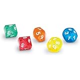Learning Resources 10-Sided Dice In Dice, Set of 72