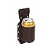 2 Pieces PU Leather Beer Holster, Soda Beverage Holder, for 12 Ounce Beer Bottle Can