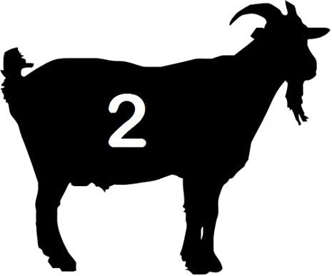 Kyrie The Goat Irving Basketball #2 White Decal Vinyl Cleveland Sticker Cavs Car Room Design