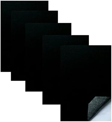 Self Adhesive Felt 5-in-1 Size A4 11.6"8.26" (Black)