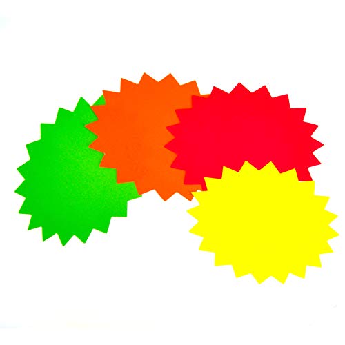 RXBC2011 80-Pack Star Burst Signs for Retail