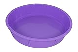 Bakerpan Premium Silicone Round Cake Pan, Round Mold, 10 Inches