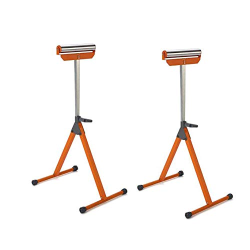 Bora Tool PM5090 11.25 Inch Durable Steel Adjustable Pedestal Roller Workbench (2 Pack)