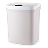 JenLn Container met recycling 15L capaciteit automatische inductie oplaadbare afvalemmer voor woonkamer keuken roestvrij…