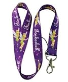 Purple Tinkerbell Lanyard keychain Holder