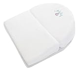 Lullaby Baby Foldable Memory Foam Infant Newborn Acid Reflux Wedge Pillow Bassinet CPSC Lab Approved Waterproof Universal Size 12 Degree Incline Sleeper with Extra Washable Cover