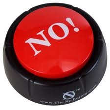 The Big Red NO! Button Desktop Sound Toy - Great for Parents And Co-Workers