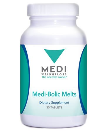 Medi-Weightloss Medi-Bolic Melts - vitamin B-6, B-12 - 250mcg (30 Tablets) - Dietary Supplement, Energy Booster