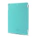 BESDATA Ultra Thin Magnetic Smart Cover Translucent Back Case for 2013 iPad Air + Screen Protector + Cleaning Cloth + Stylus(Blue)