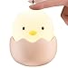 Qwifyu Kids Night Light, Cute Creative Egg Shell Baby Night Light with Touch Sensor, Nursery Night Lights, Kawaii Desk Accessories, Room Decor for Boys Girls Kids Gifts