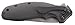 CRKT Shenanigan Z EDC Folding Knife: Utility Everyday Carry, Bead Blast Blade, Flipper Open, Liner Lock, Textured Black Nylon Frame Handle, Pocket Clip K480KKP
