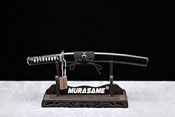 MURASAME Tanto Sword L6 Steel Choji Hitatsura Hamon
