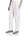 Landau Essentials Relaxed Fit 2-Pocket Elastic Scrub Pants for Women 8320 White