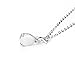 White Opal Necklace Teardrop Pendant October Birthstone Jewelry for Women 18 inch